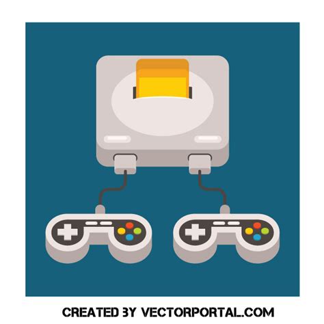 Game console Royalty Free Stock Vector Clip Art