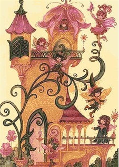 Fairy House Cross Stitch Pattern Pdf Format Etsy