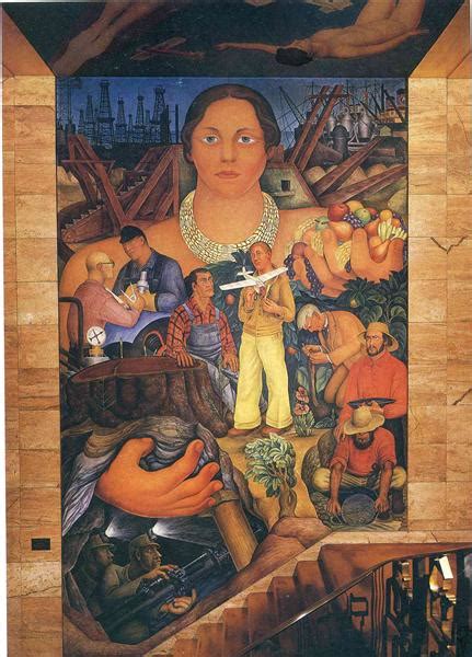 Allegory Of California 1930 1931 Diego Rivera