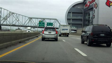 Driving Through Downtown Louisville Ky Highway And Bridge Tour Youtube