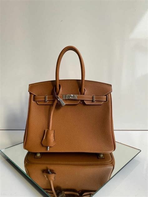 Bolsa Birkin Caramelo Couro Togo Leg Timo Linha Italiana