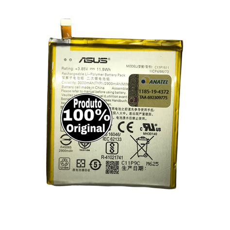 Bateria Asus Zenfone 3 Ze552kl C11p1511 Org Submarino