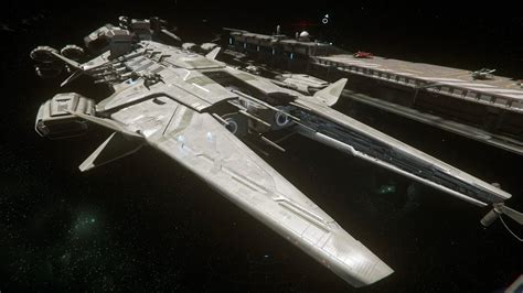 Star Citizen First Look At The Massive Javelin Capital Ship In Game