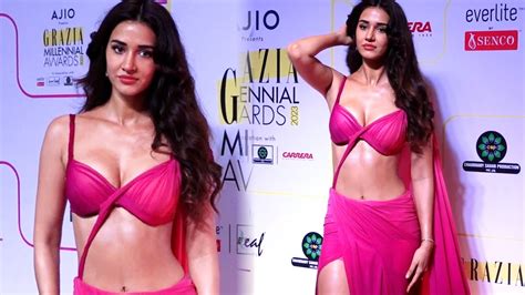 Disha Patani Looks Drop Dead Gorgeous In Saree At Grazia Millennial