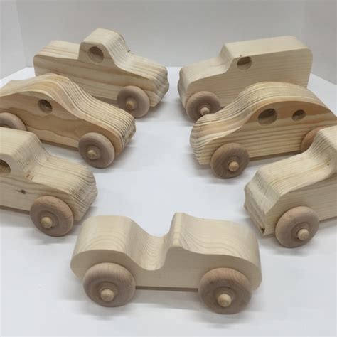 Wooden Toy Cars - Etsy