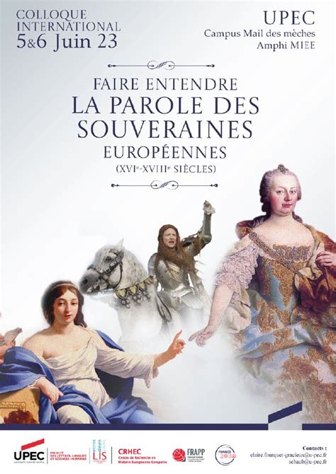 Colloque Faire Entendre La Parole Des Souveraines Europ Ennes Xvi