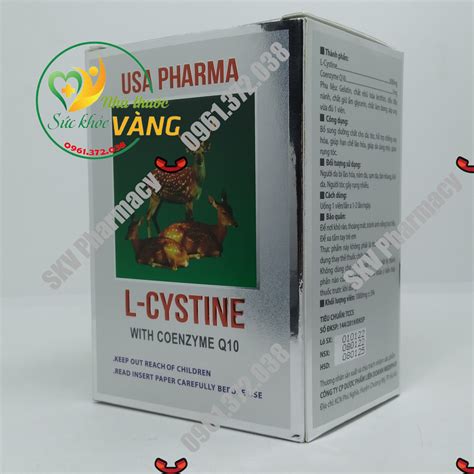 L-CYSTINE with Coenzyme Q10 - Bổ sung dưỡng chất cho da tóc hỗ trợ ...