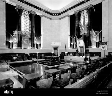 Interior of Scottish Rite Masonic Temple, Washington, D.C Stock Photo ...