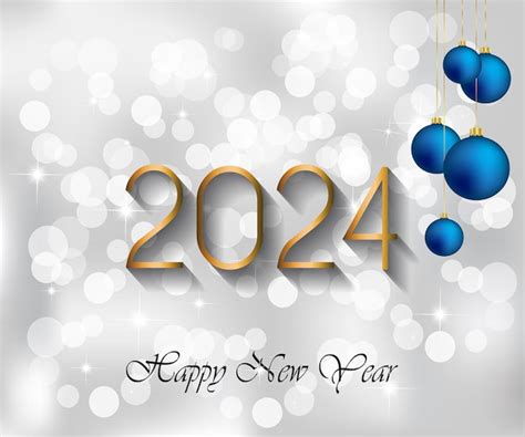 Premium Vector 2024 Happy New Year Background