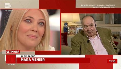 Mara Venier Fa Piangere Galeazzi In Diretta Tv Mi Hai Cambiato La