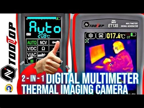 TOOLTOP ET13S Thermal Camera Multimeter Review Teardown YouTube