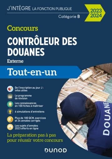 Concours Contrôleur Des Douanes 2023 2024 Tout En Un Livre Et