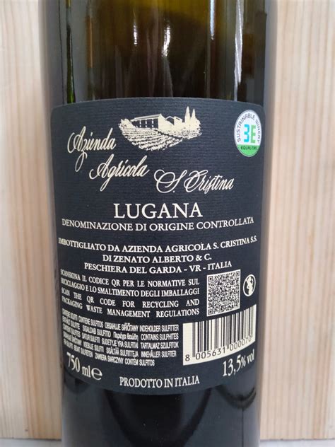 Lugana DOC Santa Cristina 2022 Zenato Drink Service Verona