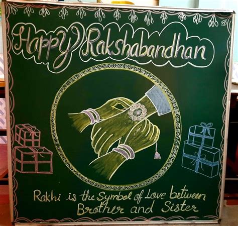 raksha bandhan display board rakhi board decoration ideas