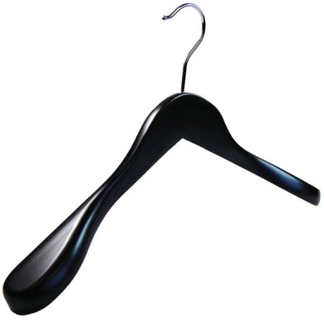 Black Satin Padded Hangers Retail Supplies The Display Centre Uk