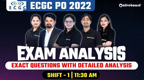 ECGC PO Exam Analysis 2022 29 May Shift 1 Detailed Analysis And