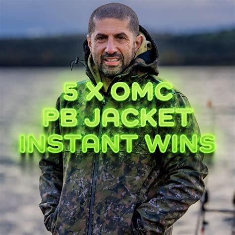 5 X OMC Splash Camo PB Jacket Instant Win Comp You Win Competitions