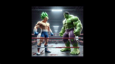 Short Vegeta Vs Hulk En Una Pelea En El Boxeo Youtube