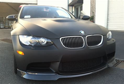 matte black bmw wrap-04 – Custom Vehicle Wraps