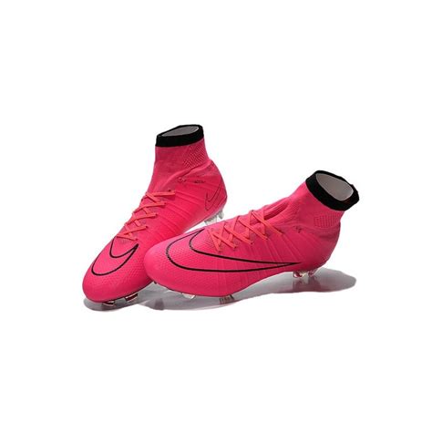 Nike Mercurial Superfly IV FG Soccer Boots Hyper Pink BlackShoes For Men