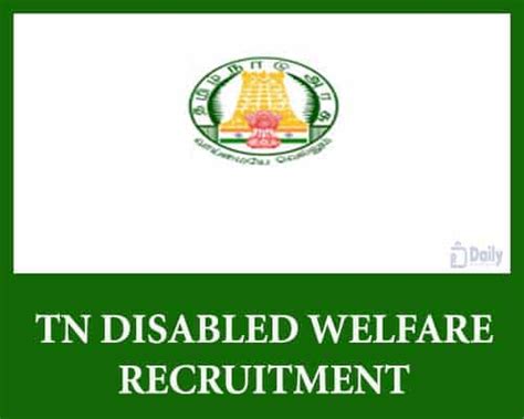 Tn Disabled Welfare Recruitment 2023 53 Data Analyst And Other Posts