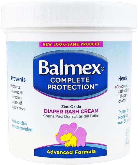 Balmex Diaper Rash Cream With Zinc Oxide Oz Walmart