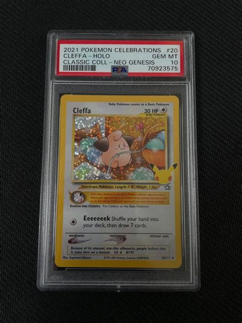 The Pok Mon Company Graded Card Psa Gem Mint Cleffa Catawiki