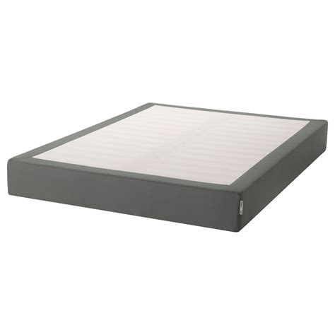 EspevÄr Slatted Mattress Base For Bed Frame Dark Gray Queen Ikea