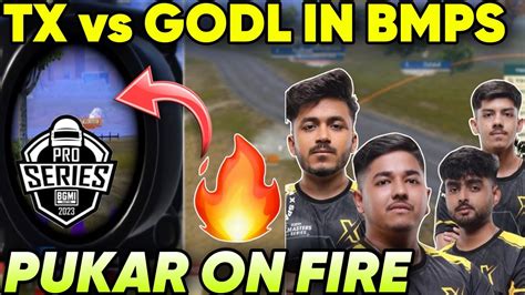 Tx Vs Godl In Bmps 🤯🔥 Pukar On Fire ⚡🔥 Youtube