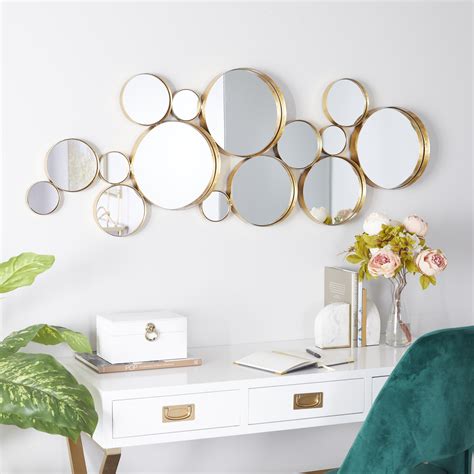 CosmoLiving by Cosmopolitan Distressed Wall Mirror & Reviews - Wayfair ...