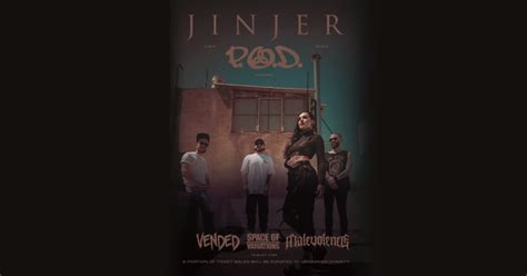 Jinjer Announces 2022 Usa Headline Tour With Direct Support From