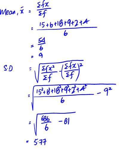 E-Math: How to Use the Mean and Standard Deviation Formula (Plus: Calculator Shortcuts)