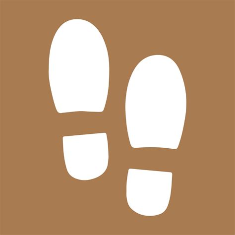 Footprint Cut Out - 10 Free PDF Printables | Printablee