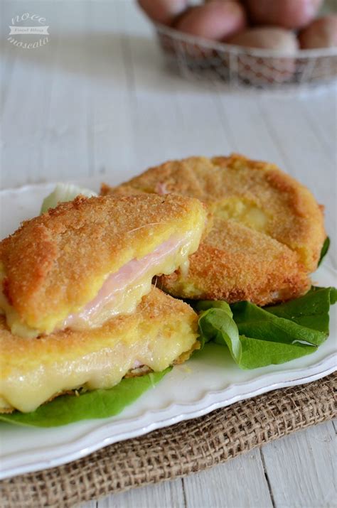 Medaglioni Di Patate Con Prosciutto Cotto E Formaggio