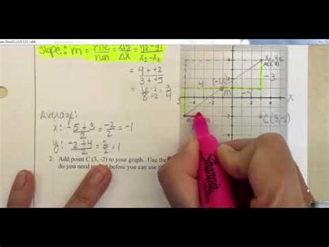 1 3 Using Midpoint And Distance Formula YouTube