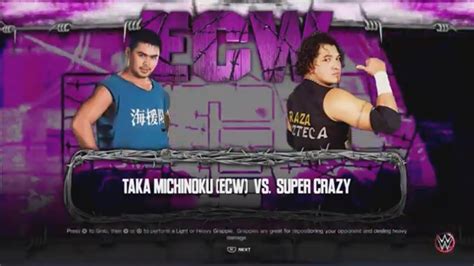 Taka Michinoku Vs Super Crazy Youtube