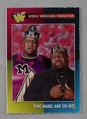 King Mabel Sir Mo WWF Wrestling Magazine Trading Card 1995 #73 WWE | eBay