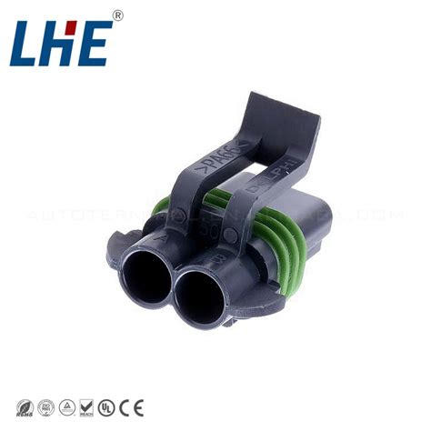 Pa66 Gm Female Connector 15300027 2 Pin Lhe Electronics