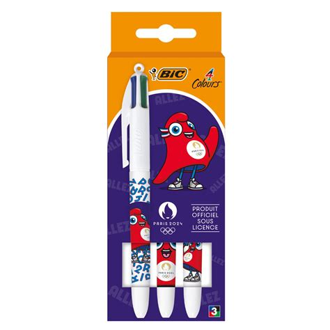 Stylo Couleurs Paris X Bic Le Lot De Stylos Prix Carrefour