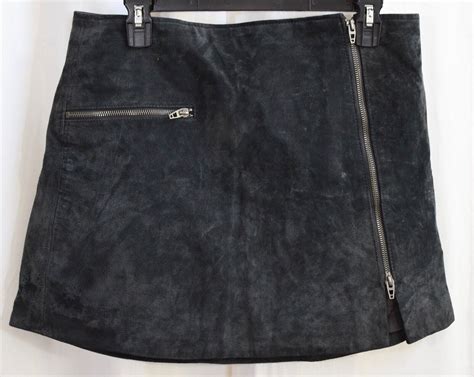 Blank NYC Suede Mini Skirt French Grey Size 31 EBay