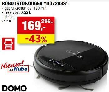 Domo Elektro Robotstofzuiger Do S Promotie Bij Hubo