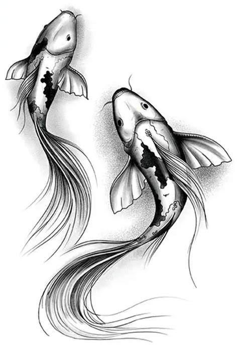 coy fish tattoo ideas 9