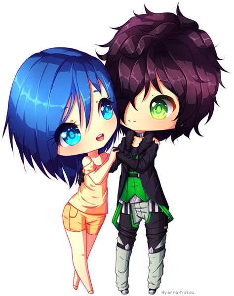 C Wren And Xachary Chibi By Hyanna Natsu On Deviantart Chibi Cute