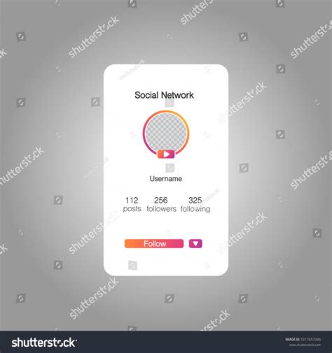 4 Bio Instagram Page Stock Vectors and Vector Art | Shutterstock