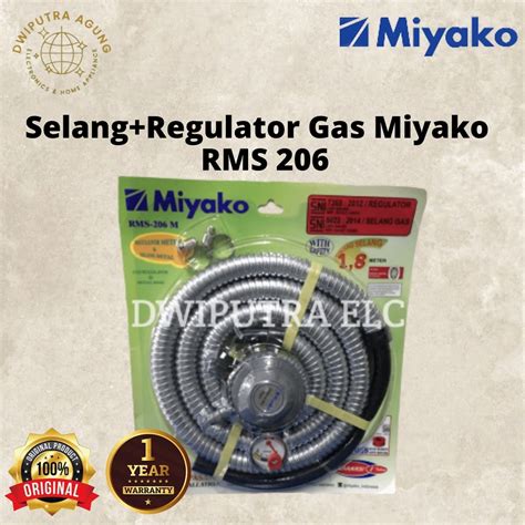 Jual Paket Selang Dan Regulator Miyako Rms Rms Rms Paket