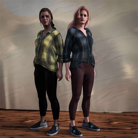 Lumberjack Outfit for Females - Daz Content by paulawbs