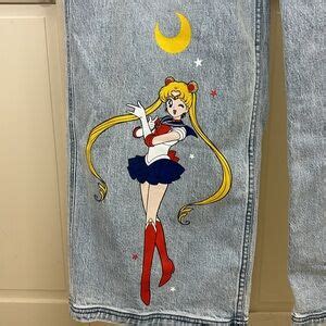 Hot Topic Jeans Nwt Hot Topic Pretty Guardian Sailor Moon Wide Leg