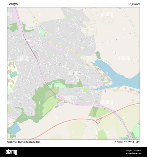 Map Of Penryn Cut Out Stock Images And Pictures Alamy