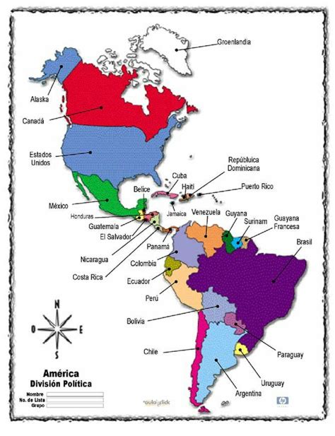 Países Y Capitales De America Arablog