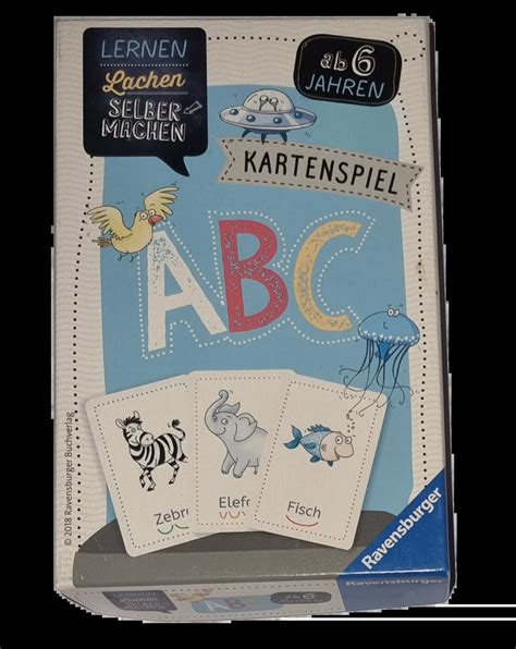 Ravensburger Lernen Lachen Selber Machen Kartenspiel Abc